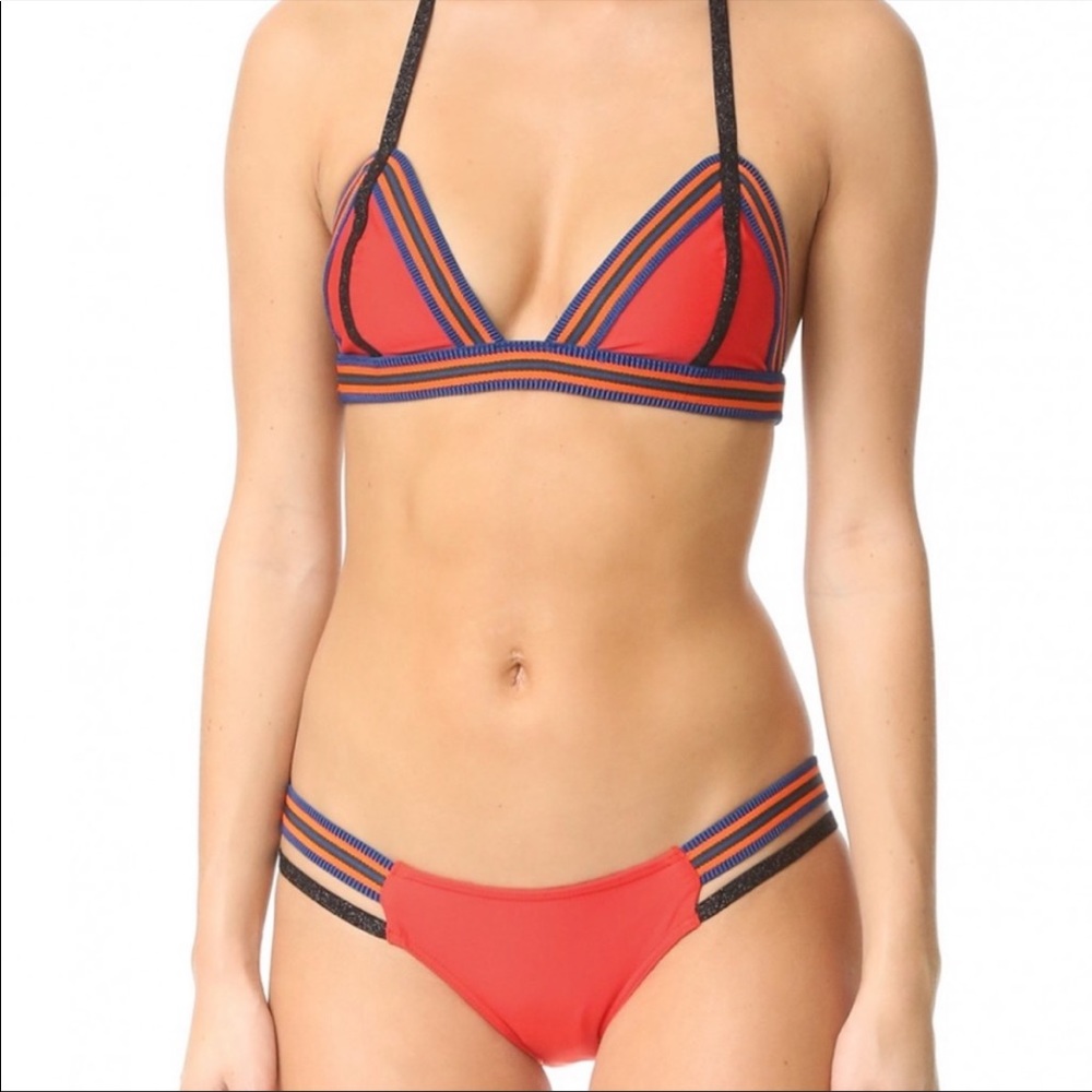 RYE Cutie Patooty Bikini Top Size Small